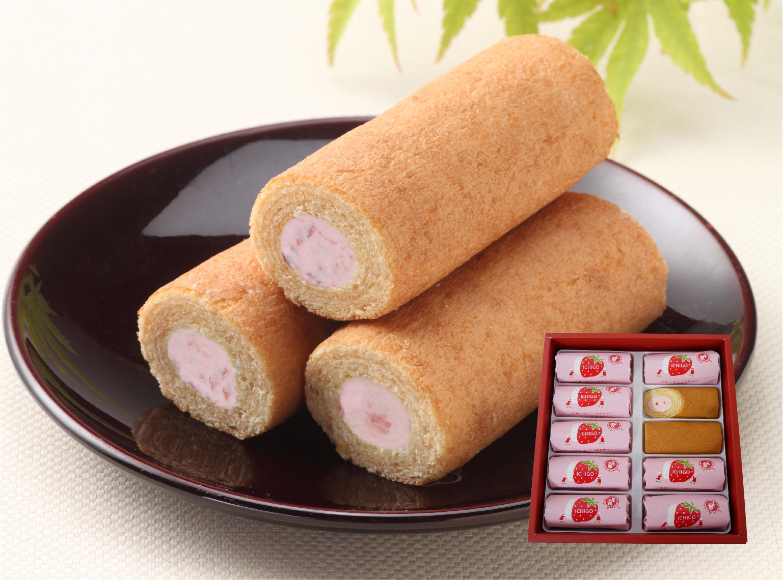 11月21日発売】万代太鼓いちごクリーム | お知らせ | 新潟県で和菓子